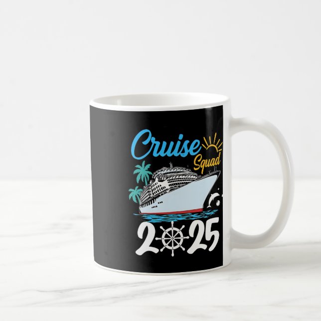 Mug Équipage de croisière 2025 Croisière de vacances e (Droite)