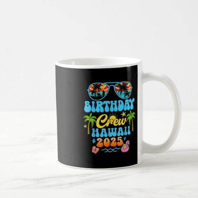 Mug Équipage de croisière de vacances d'anniversaire à (Droite)
