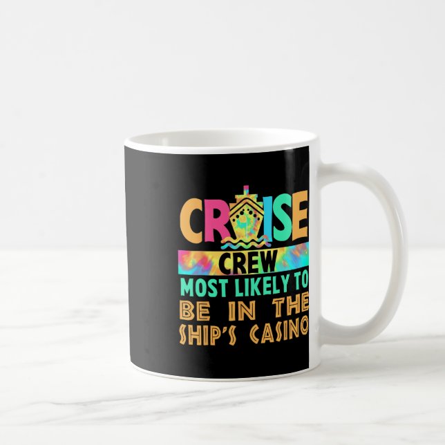 Mug Équipage de croisière de vacances le plus suscepti (Droite)