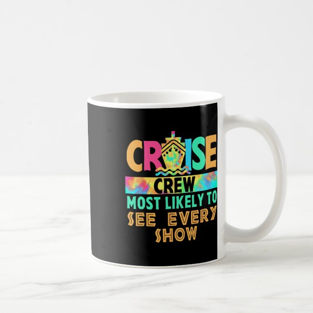 Mug Équipage de Croisière de Vacances Tie Dye Plus Sus (Droite)