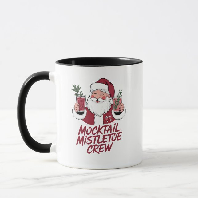 Mug Équipage de Noël sobre gui Mocktail  (Gauche)