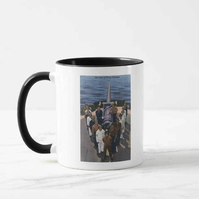 Mug Équipage de pistolet en formation victorieuse - US (Gauche)