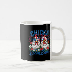 Mug Équipage de poulet Chicka Boom Boom patriote 4 jui