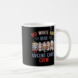 Mug Équipage De Soins D'Urgence Rouge Blanc Et Bleu 4
