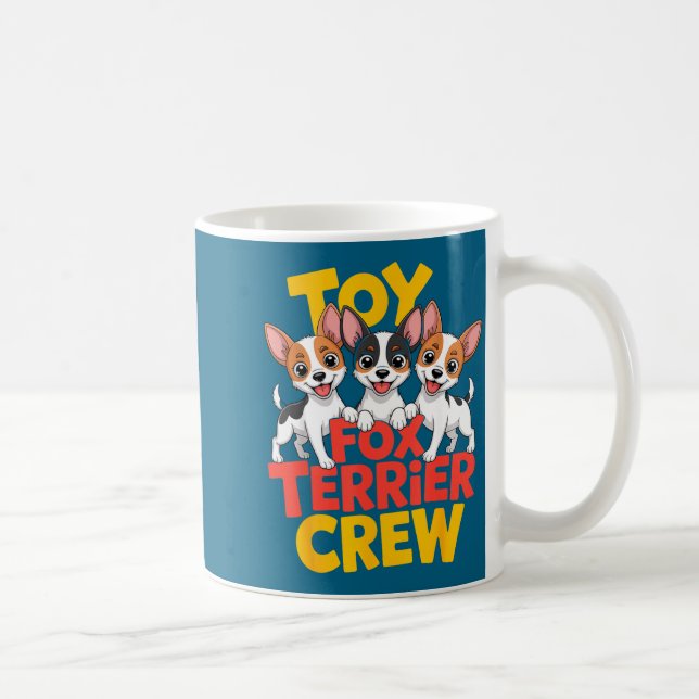 Mug Équipage de terrier de renard jouet dessin animé p (Droite)