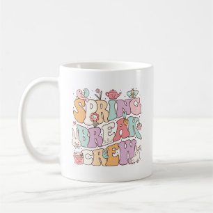 Mug Équipage de vacances de printemps Rétro Groovy Kaw