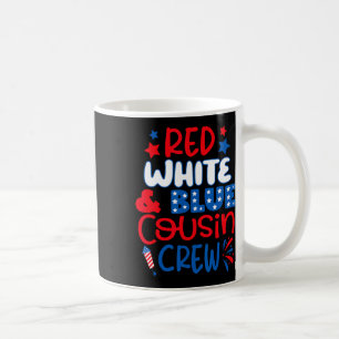 Mug Équipage Rouge Blanc Et Bleu 4 juillet Indepen