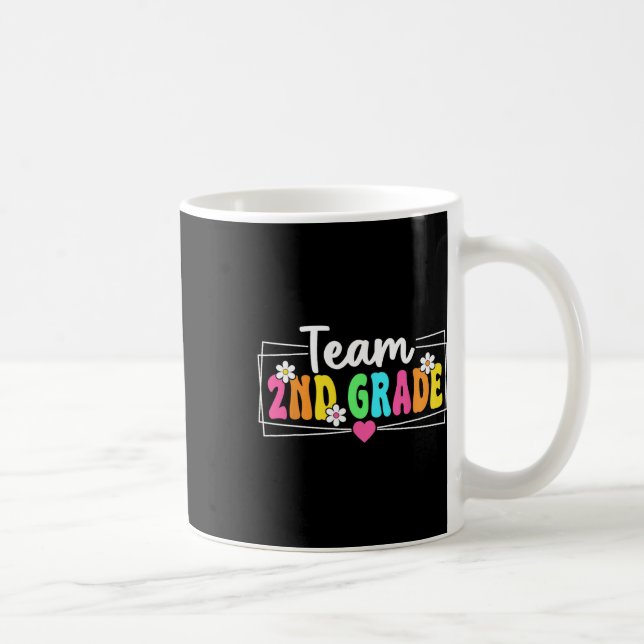 Mug Équipe 2e année rentrée scolaire enseignant élève  (Droite)