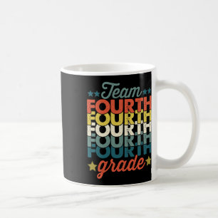 Mug Équipe 4e 4e année Retour à l'école Enseignants