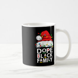 Mug Équipe africaine Dope Black Family Afro Père Noël