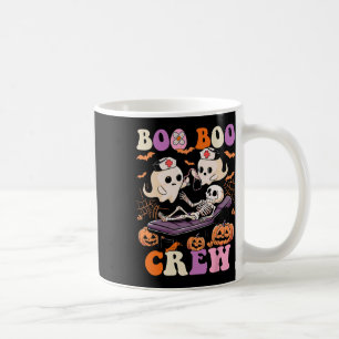 Mug Équipe Boo Boo Infirmière Halloween Fantôme Squele