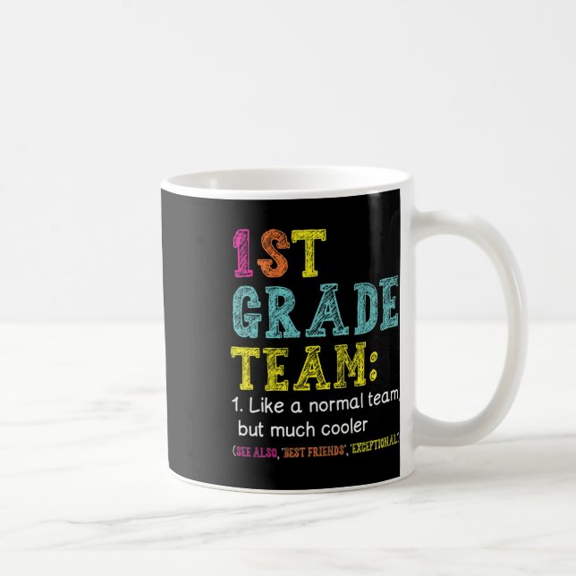 Mug Équipe de 1re année comme d'habitude mais plus coo (Droite)