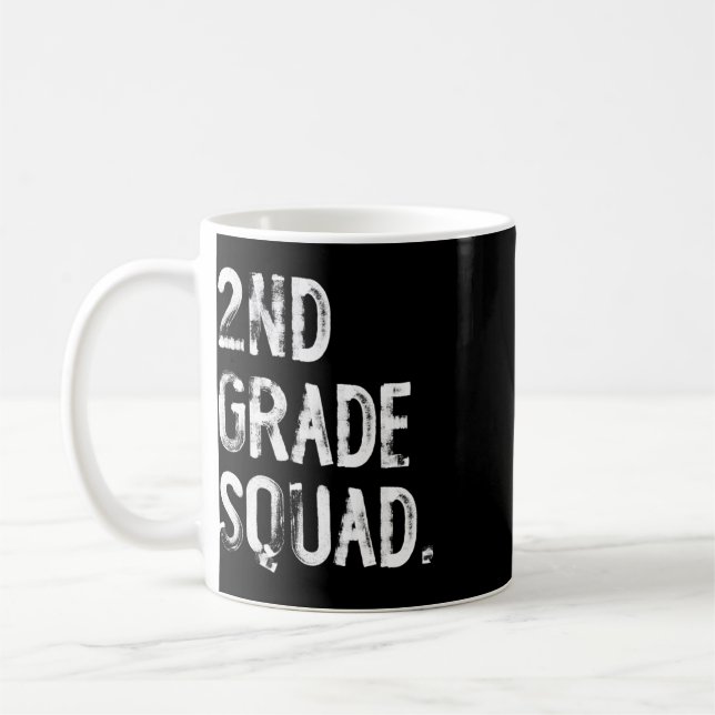 Mug Équipe de 2e année Retour à l'école Élève Enseigna (Gauche)