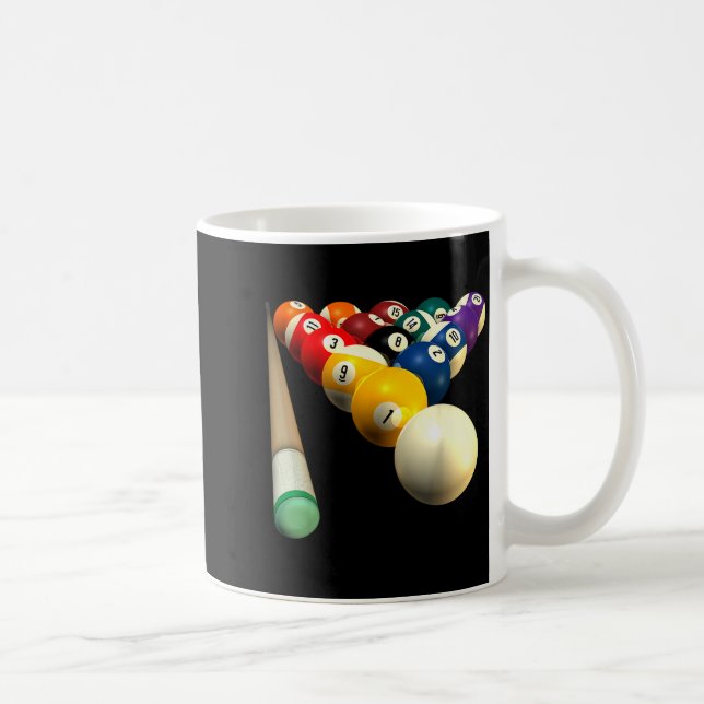 Mug Équipe de 8-ball Ol pour la protection de la ligue (Droite)