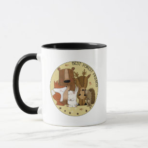 Mug Équipe de bois - Meilleurs amis forestiers/ Indivi