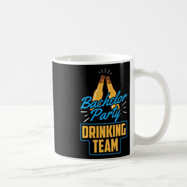 Mug Équipe de boisson d'enterrement de vie de garçon M (Droite)
