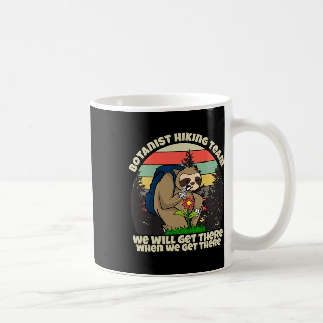 Mug Équipe de botanistes en randonnée  (Droite)