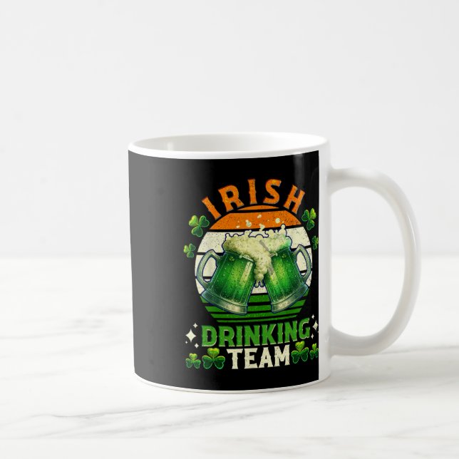 Mug Équipe de buveurs de bière irlandaise drôle de la  (Droite)