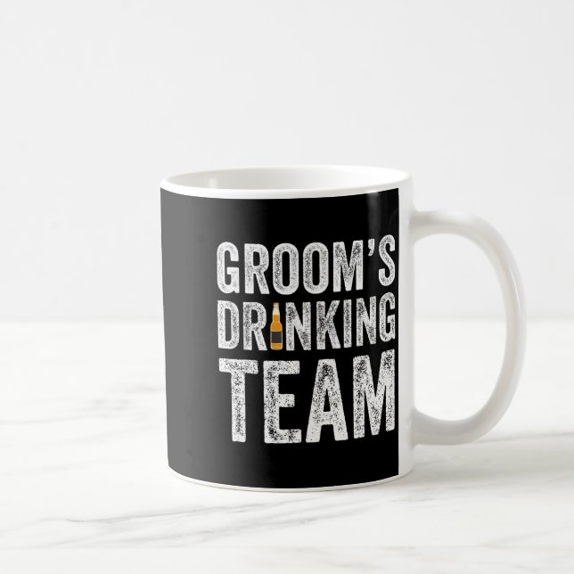 Mug Équipe de buveurs drôle du marié garçons d'honneur (Droite)