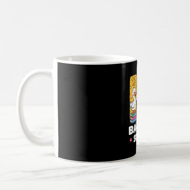 Mug Équipe de canard drôle de l'école premier jour d'é (Gauche)
