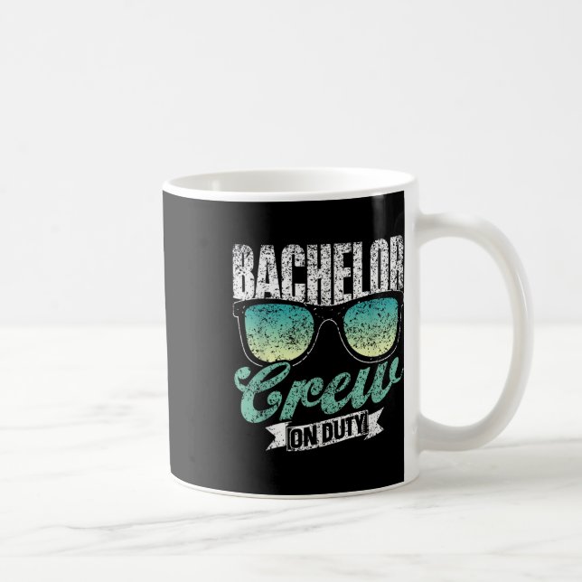 Mug Équipe de célibataire en service Équipe de mariée  (Droite)