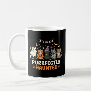 Mug Équipe de chat hanté d'Halloween
