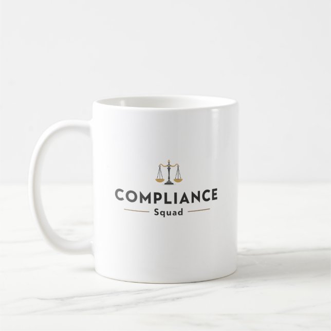 Mug Équipe de conformité – Équipe juridique Design min (Gauche)