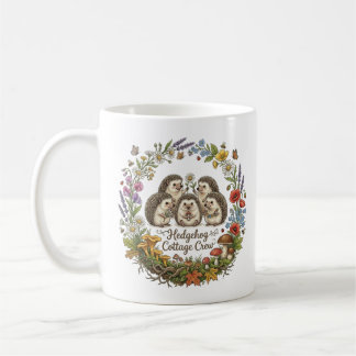 Mug Équipe de Cottage au Hérisson Mignon Famille Couro