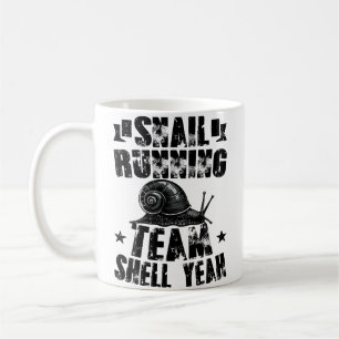 Mug Équipe de course d'escargot Drôle de sarcasme Cour