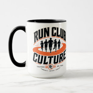 Mug Équipe de course du Run Club sur piste