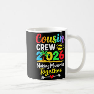Mug Équipe de cousins 2026 créant des souvenirs famill