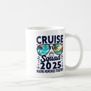 Mug Équipe de croisière 2025 Groupe de voyage de vacan