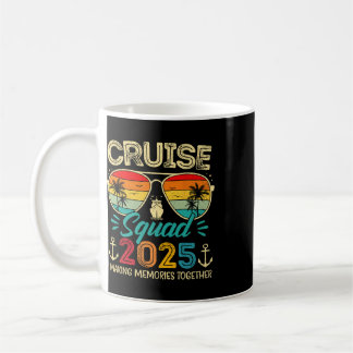 Mug Équipe de croisière 2025 Groupe familial correspon