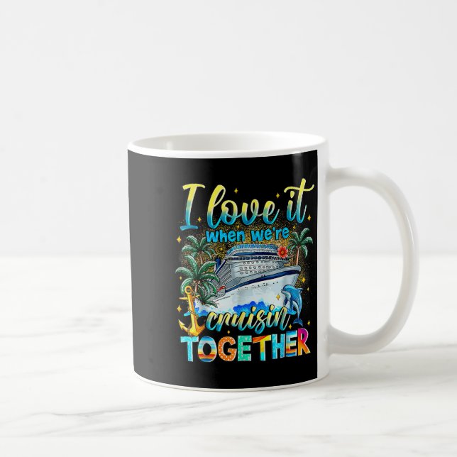 Mug Équipe de croisière 2025 Groupe familial correspon (Droite)