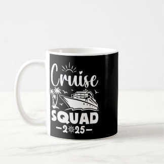 Mug Équipe de croisière 2025 Vacances Famille assortie