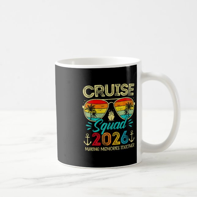 Mug Équipe de croisière 2026 Groupe familial correspon (Droite)