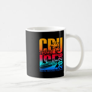 Mug Équipe de croisière 2026 Vacances avec amis et fam