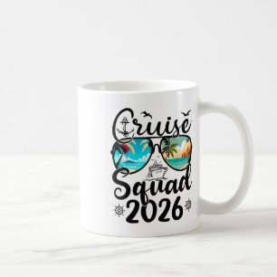 Mug Équipe de croisière 2026 Vacances d'été Famille