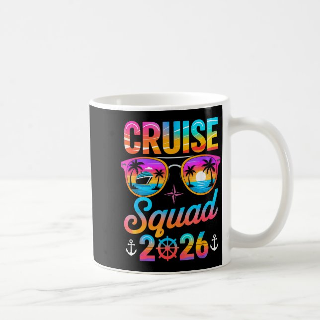 Mug Équipe de croisière 2026 Voyage de correspondance  (Droite)