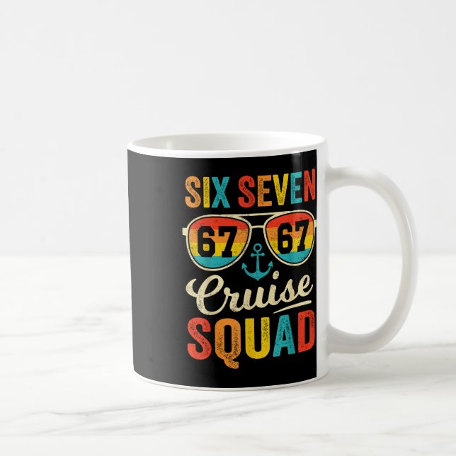 Mug Équipe de croisière 67 2025 Mème de croisière pour (Droite)
