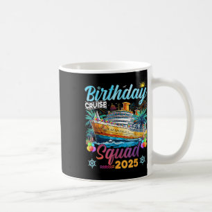 Mug Équipe de croisière d'anniversaire 2025 Fête d'ann
