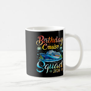 Mug Équipe de croisière d'anniversaire 2026 Croisière