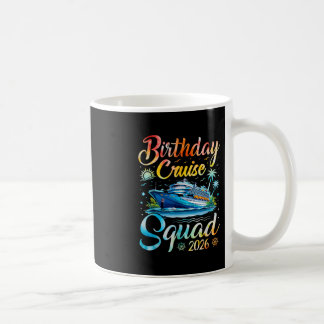 Mug Équipe de croisière d'anniversaire 2026 Croisière