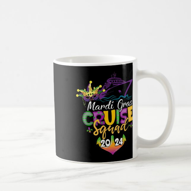 Mug Équipe de croisière Mardi Gras (Droite)
