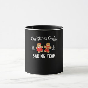 Mug Équipe de cuisine de Noël   homme en pain d'épices