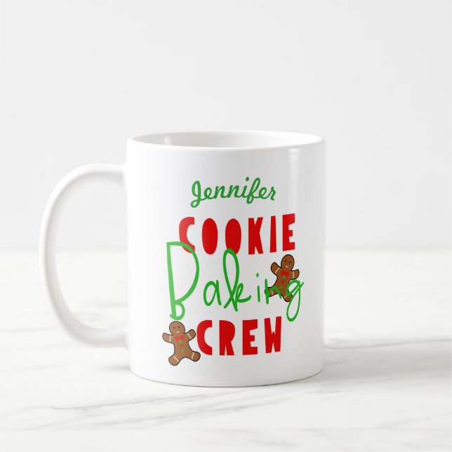 Mug Équipe de cuisson de biscuits plaisir cuisine de f (Gauche)
