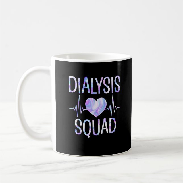 Mug Équipe de dialyse - Néphrologie drôle Hémodialyse (Gauche)