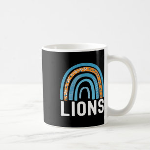 Mug Équipe de fans de sport scolaire Lions dans l'espr
