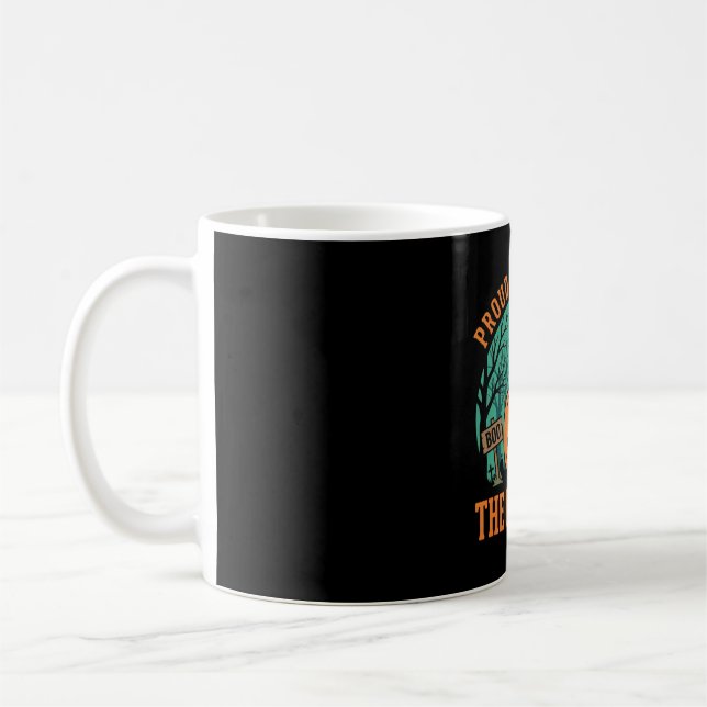 Mug Équipe de fantômes de design de citrouille Hallowe (Gauche)