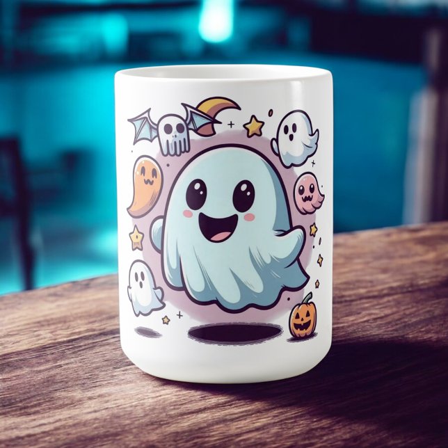 Mug Équipe de fantômes d'Halloween adorable et amis ef (Créateur téléchargé)